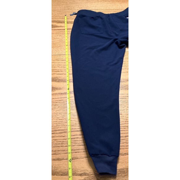 FIGS Zamora Jogger Scrub Pants Navy Blue FIONx Yoga Waistband women's large - Picture 6 of 9